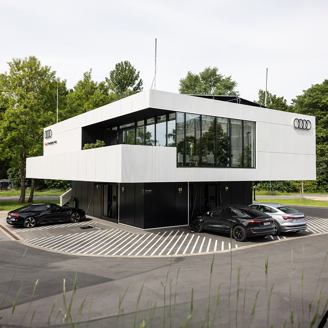 Ladestationen in Nürnberg: Audi charging hub