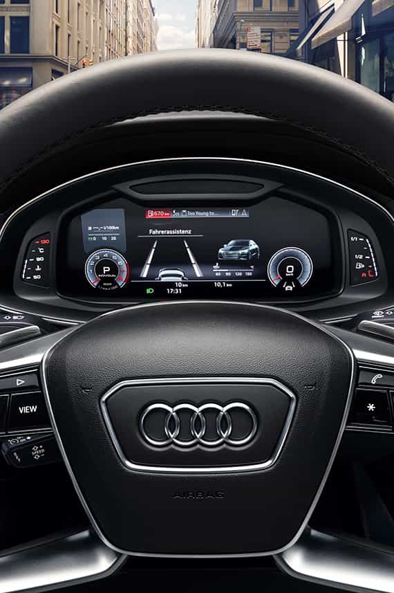 Ansicht virtual cockpit Audi A7 Sportback