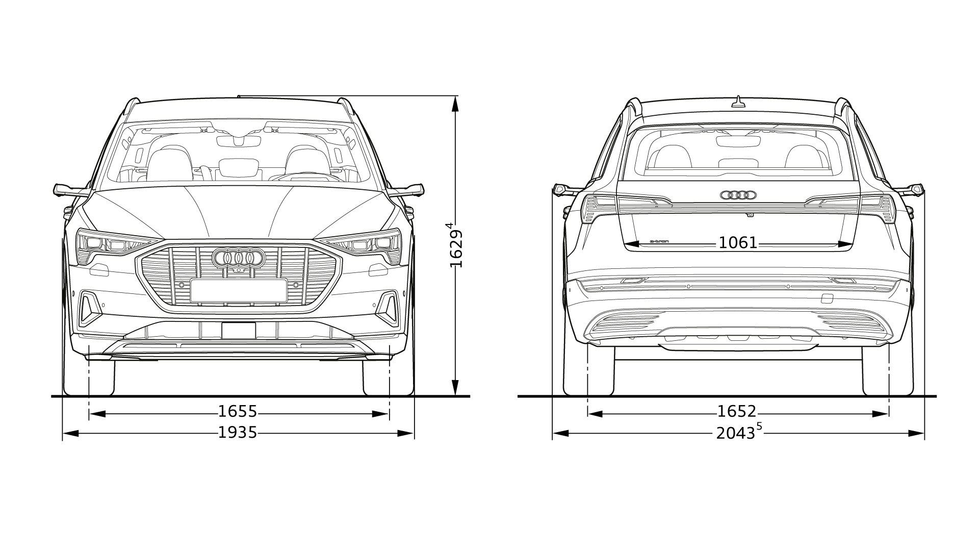 Abmessungen Audi E Tron Audi Tron Audi Deutschland